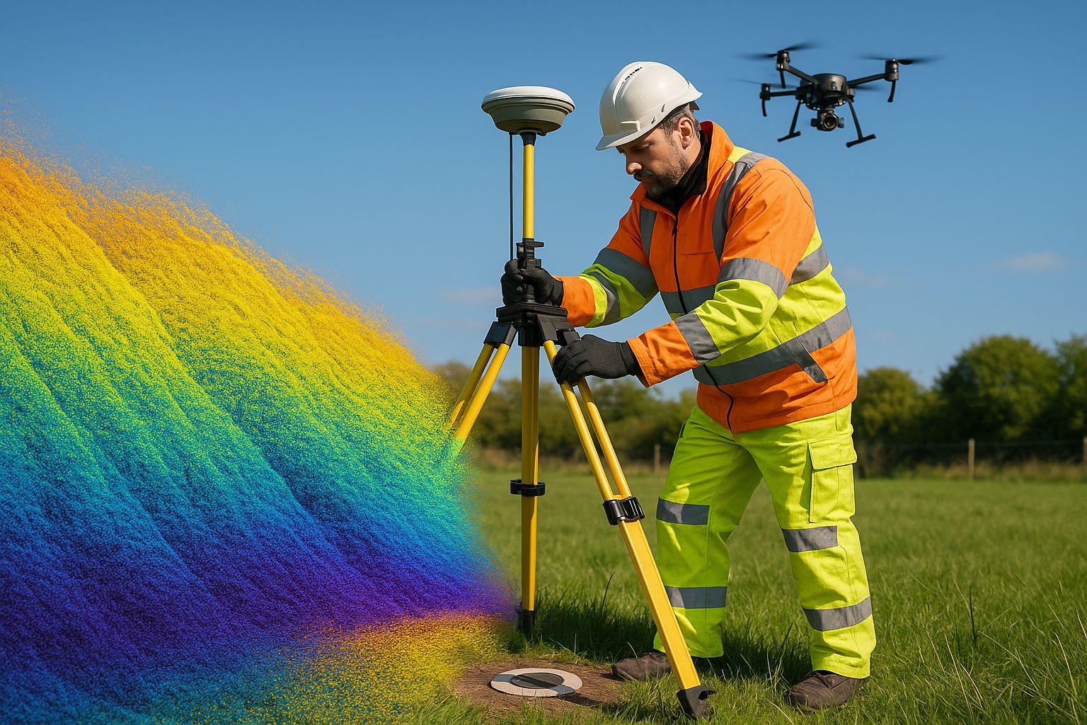 OSGB36 Drone Survey Workflows: Tying UAV Data to the National Grid article image